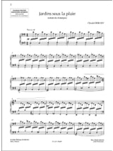 Jardins sous la Pluie - DEBUSSY - Partition - Piano